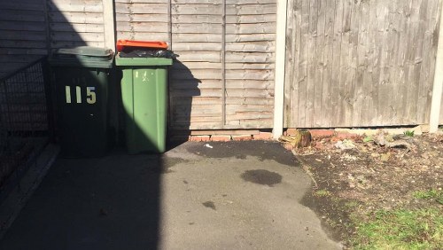 Satisfied customers with their skip hire services