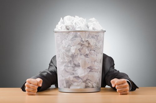 Safe disposal of building waste